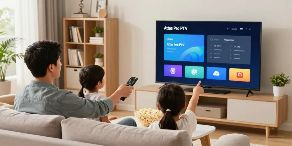 Téléchargez Atlas Pro IPTV pour une expérience de cinéma à domicile.